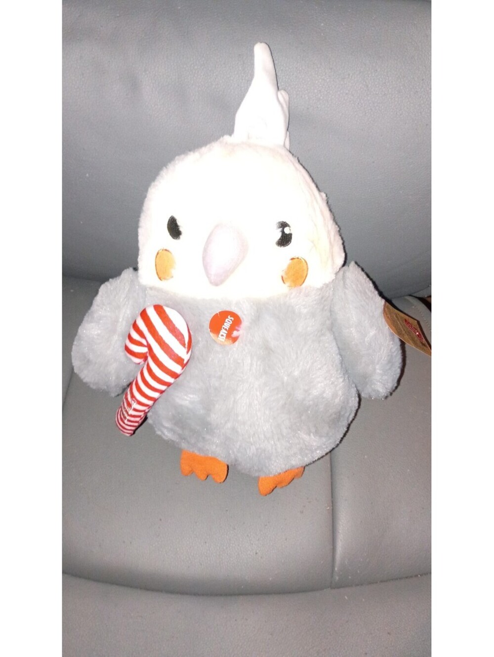 Adorable Stuffed Christmas parrot